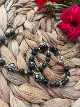 Load image into Gallery viewer, Black Obsidian Evil Eye
