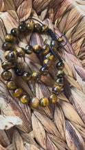 Load and play video in Gallery viewer, Tiger’s Eye Adjustable Bracelet
