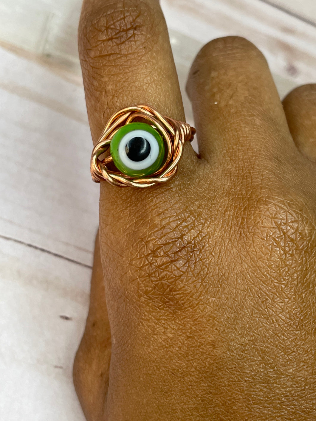 Green Evil Eye | Success + Protection